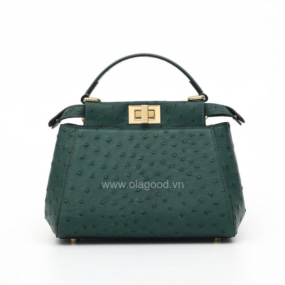 Túi nữ đà điểu cao cấp - TXF0226D - Hình ảnh 9