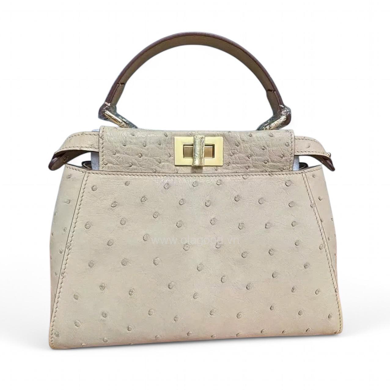 Túi nữ đà điểu cao cấp - TXF0226D - Hình ảnh 6