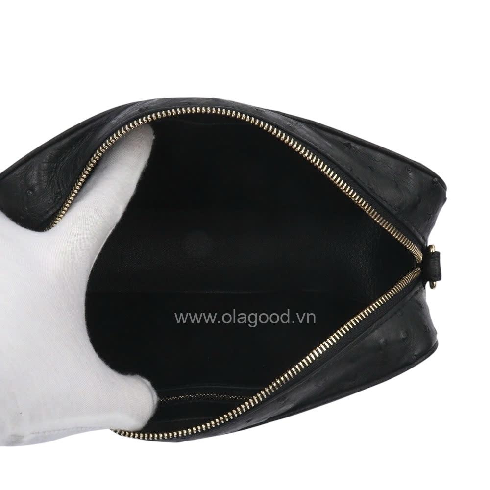 Túi xách da đà điểu thật - TXF0236D - Hình ảnh 13