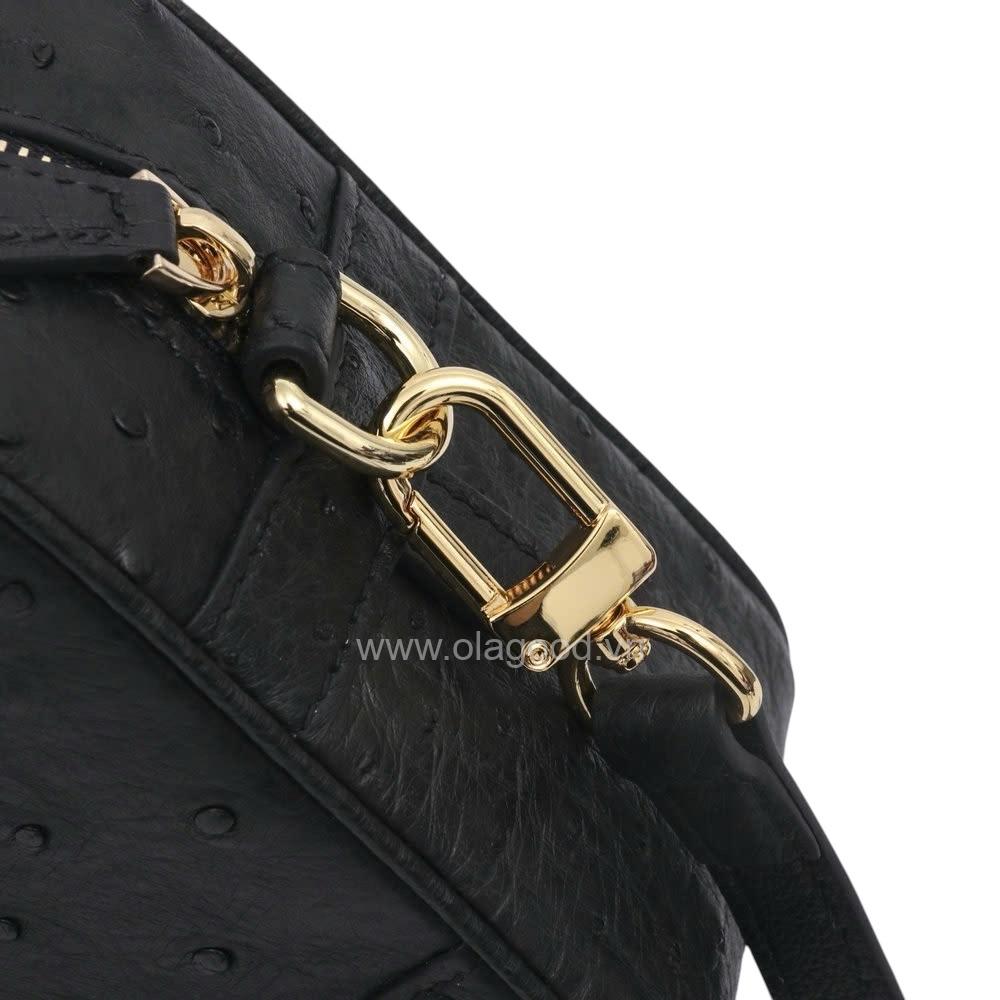 Túi xách da đà điểu thật - TXF0236D - Hình ảnh 10