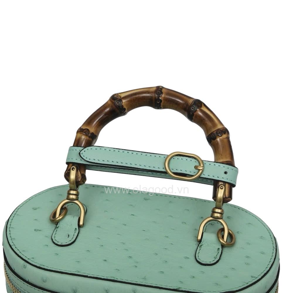 Túi xách nữ cao cấp da đà điểu - TXF0221D - Hình ảnh 12