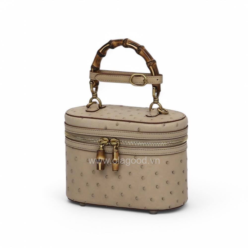 Túi xách nữ cao cấp da đà điểu - TXF0221D - Hình ảnh 3