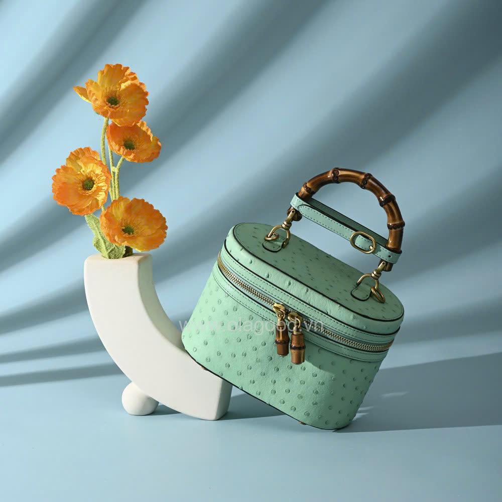 Túi xách nữ cao cấp da đà điểu - TXF0221D - Hình ảnh 18