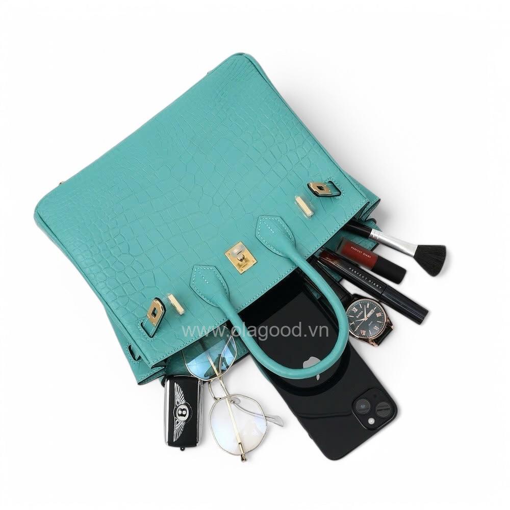 Túi xách nữ da cá sấu cao cấp - Thủ công handmade - TXF0238S - Hình ảnh 23