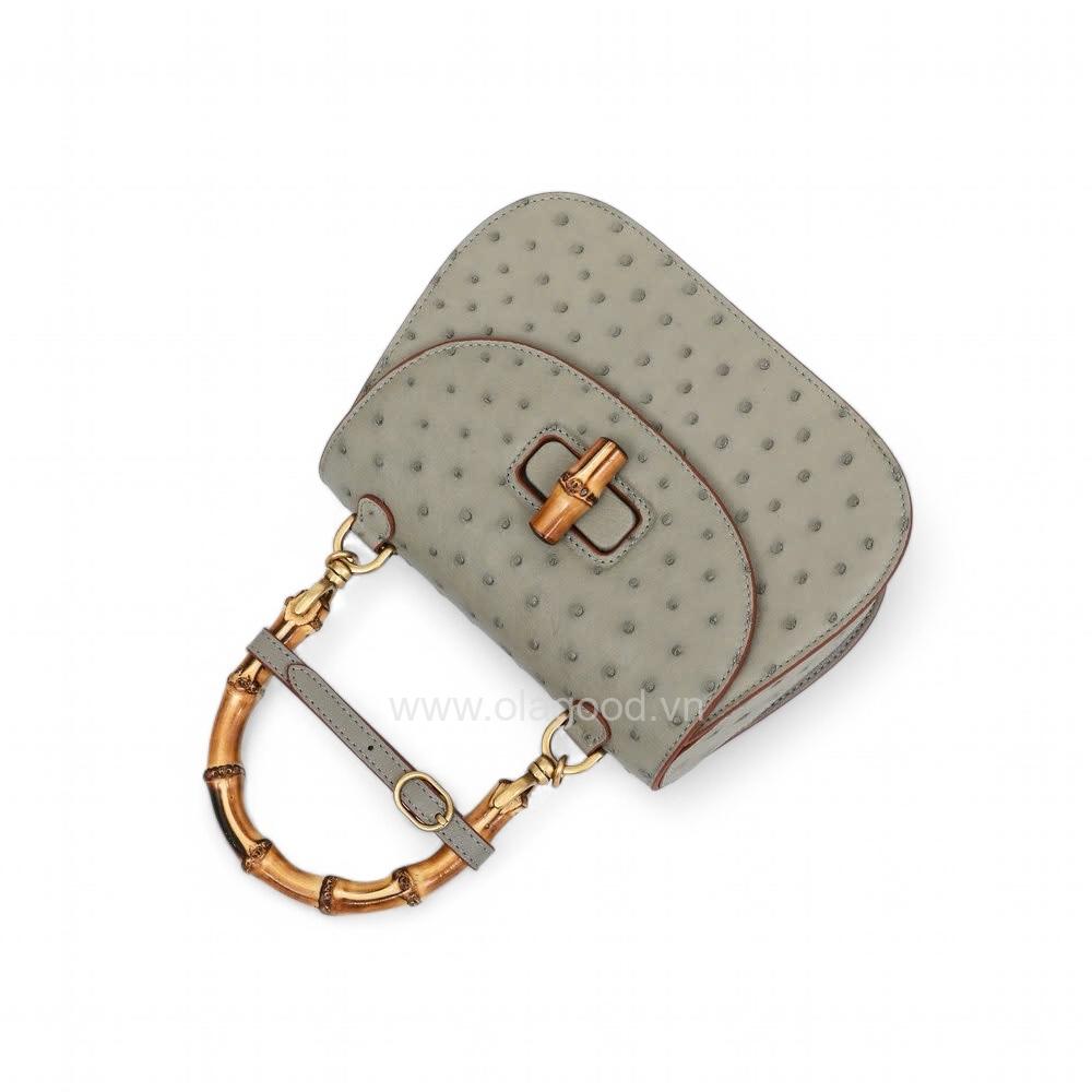 Túi xách nữ da đà điểu - TXF0213D - Hình ảnh 9