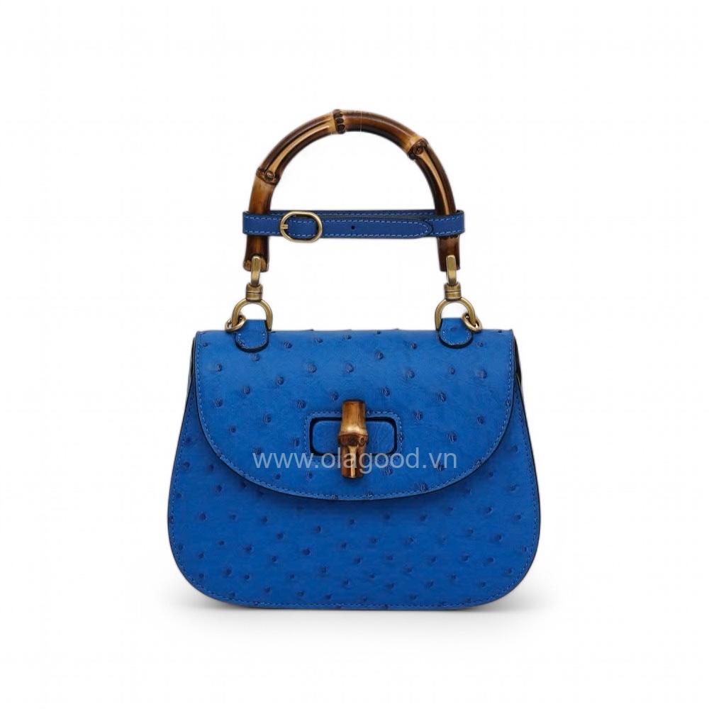 Túi xách nữ da đà điểu - TXF0213D - Hình ảnh 4