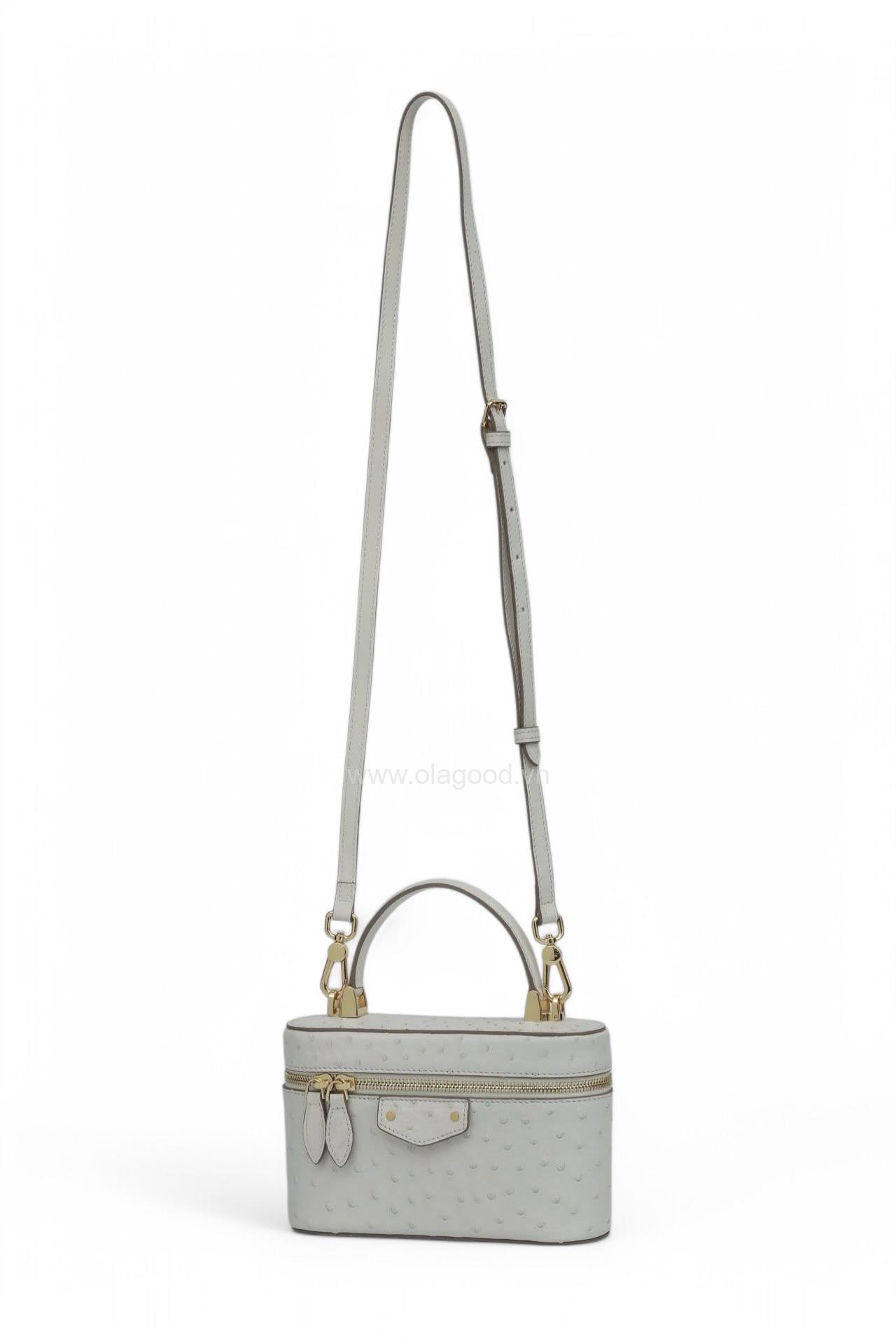 Túi xách nữ da đà điểu - TXF0211D - Hình ảnh 9