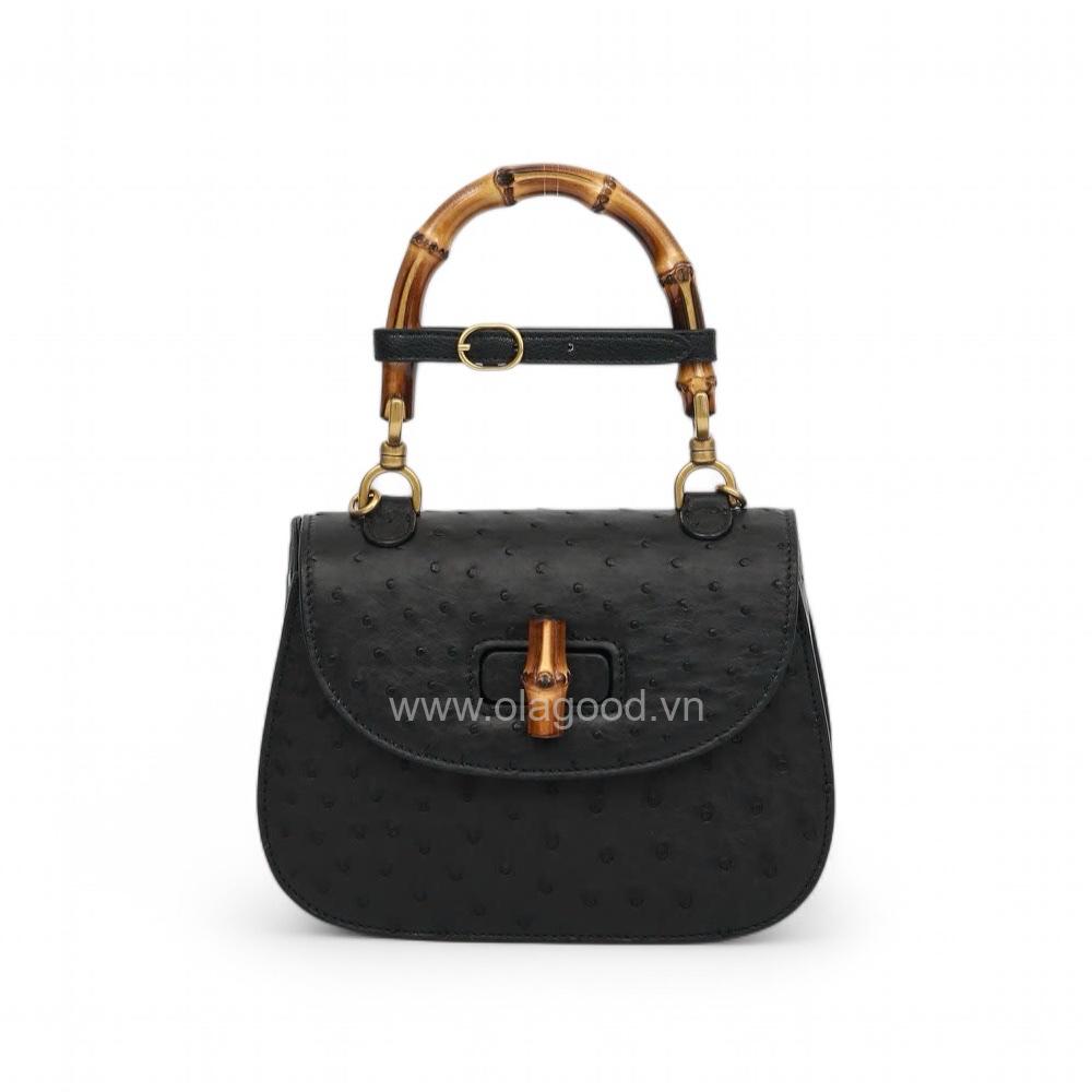 Túi xách nữ da đà điểu - TXF0213D - Hình ảnh 5