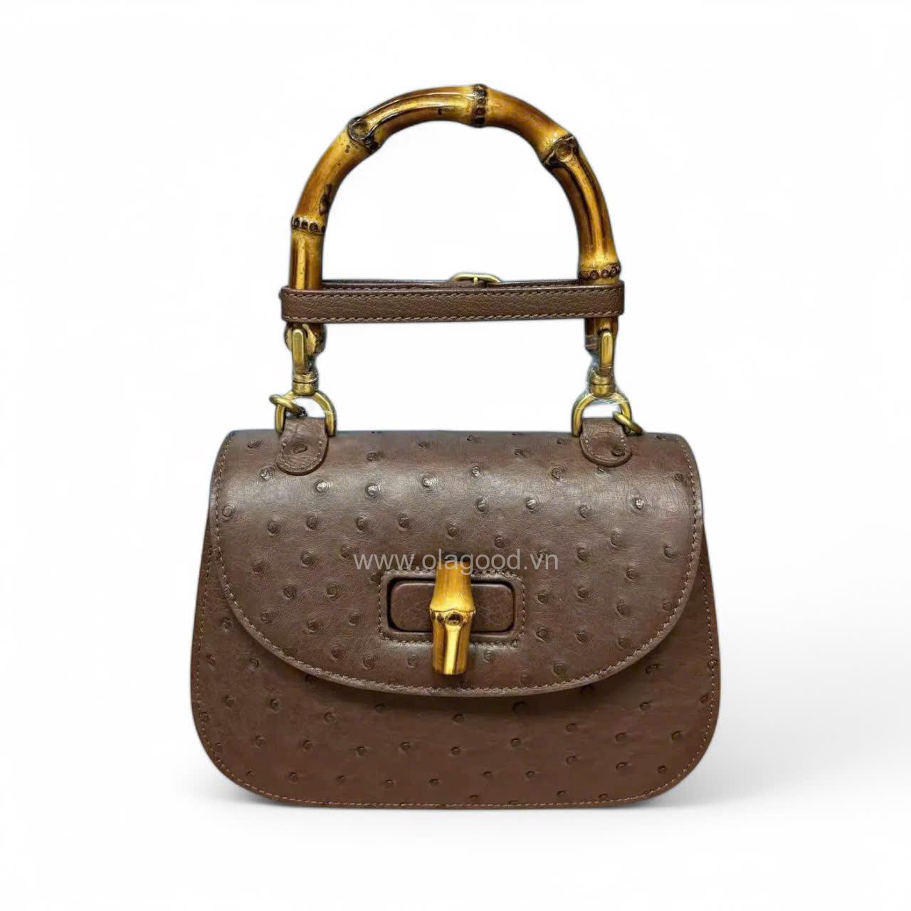 Túi xách nữ da đà điểu - TXF0213D - Hình ảnh 7