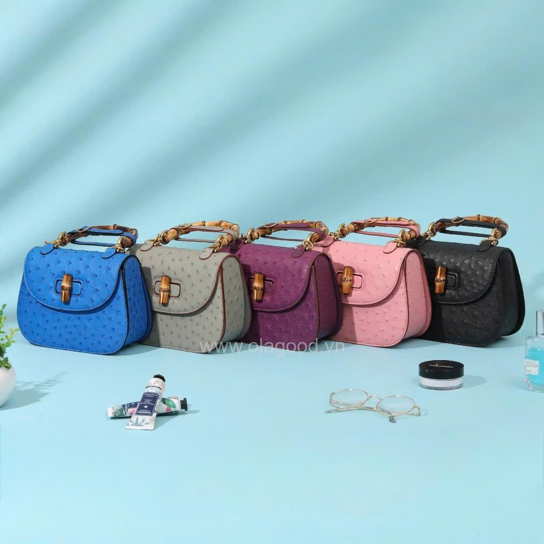 Túi xách nữ da đà điểu - TXF0213D - Hình ảnh 21