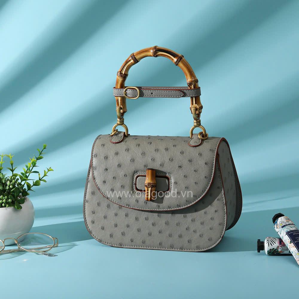 Túi xách nữ da đà điểu - TXF0213D - Hình ảnh 19