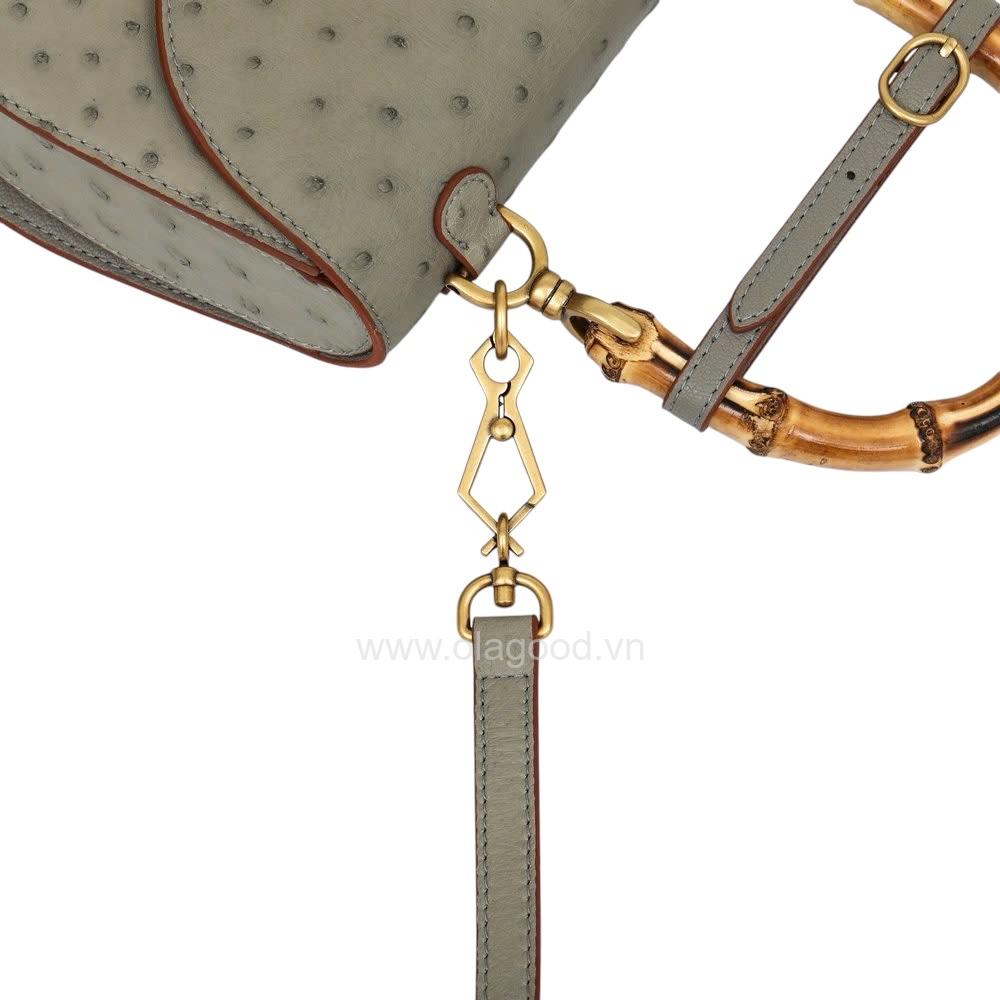 Túi xách nữ da đà điểu - TXF0213D - Hình ảnh 13