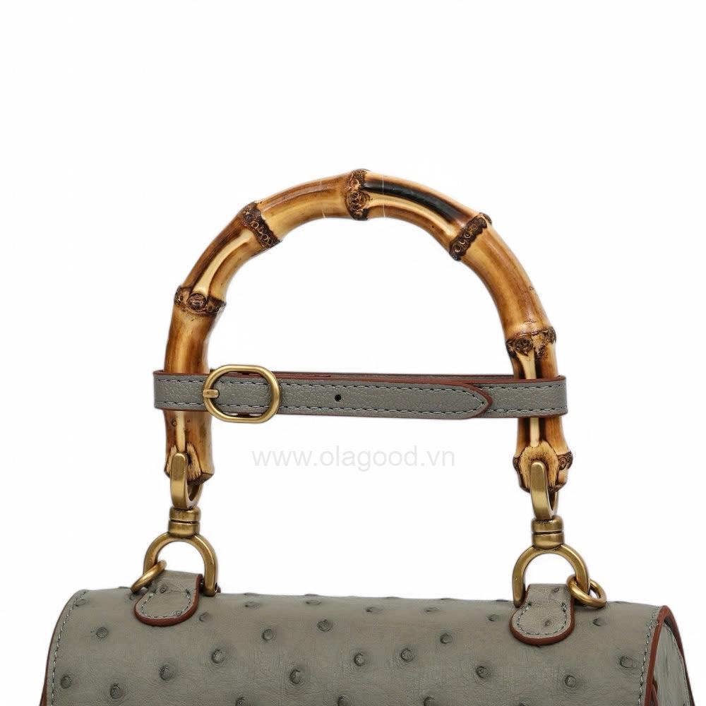 Túi xách nữ da đà điểu - TXF0213D - Hình ảnh 14