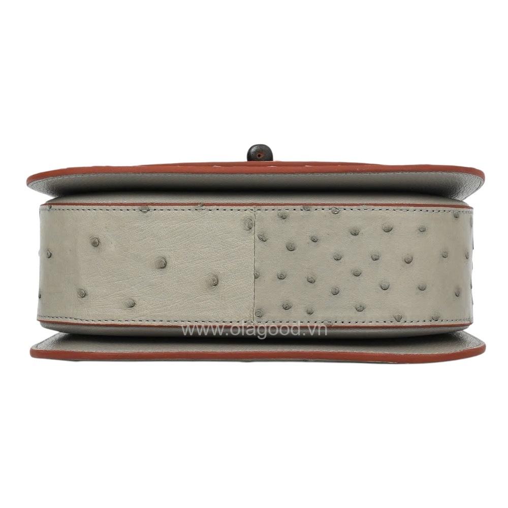 Túi xách nữ da đà điểu - TXF0213D - Hình ảnh 12