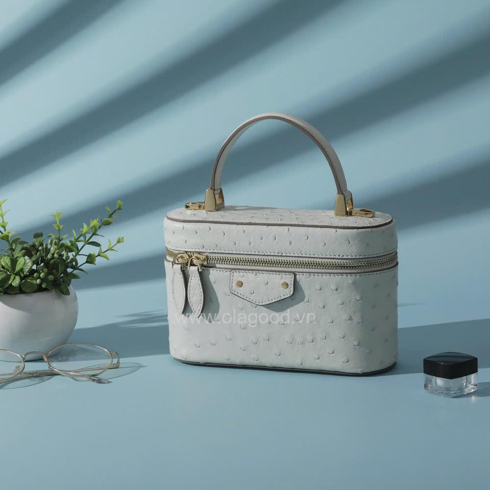 Túi xách nữ da đà điểu - TXF0211D - Hình ảnh 19