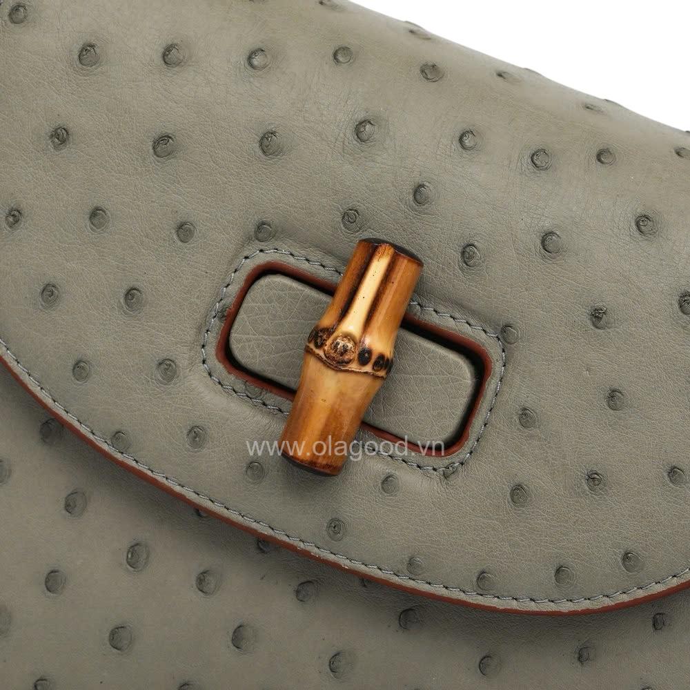 Túi xách nữ da đà điểu - TXF0213D - Hình ảnh 15