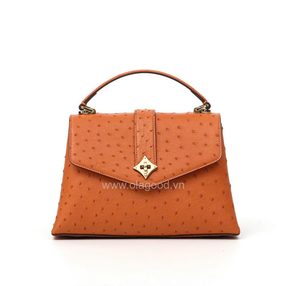 Túi xách nữ da đà điểu cao cấp - TXF0219D