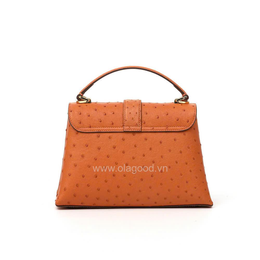 Túi xách nữ da đà điểu cao cấp - TXF0219D - Hình ảnh 10