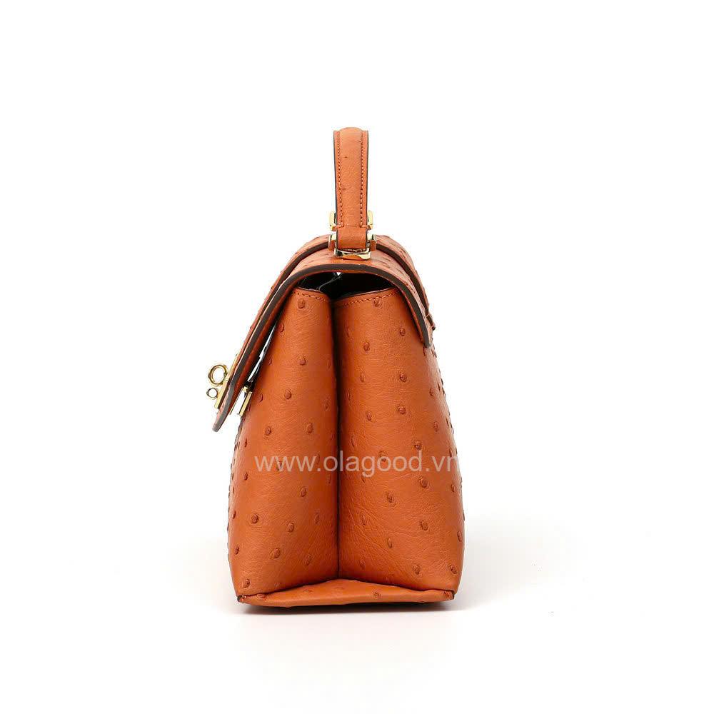 Túi xách nữ da đà điểu cao cấp - TXF0219D - Hình ảnh 13