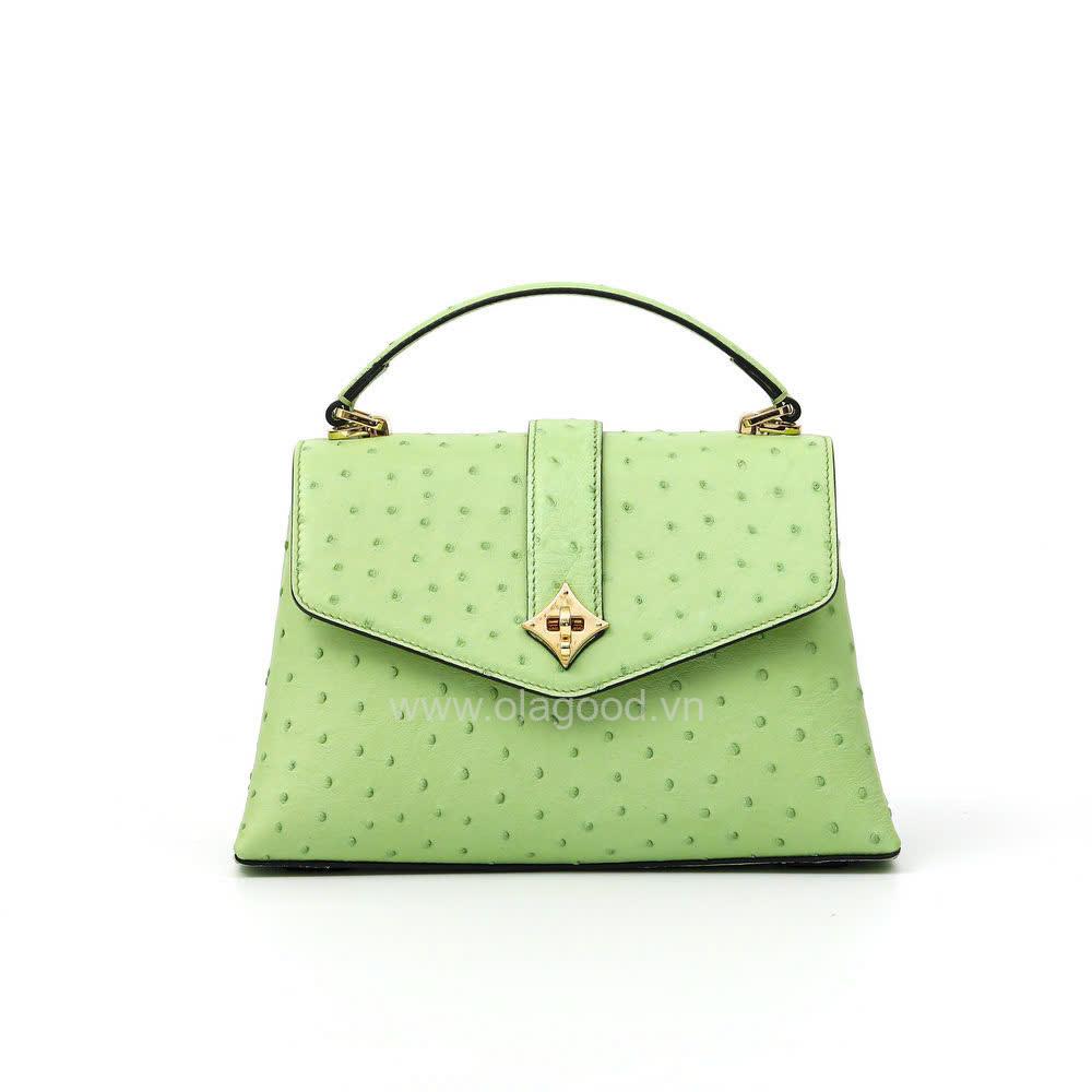 Túi xách nữ da đà điểu cao cấp - TXF0219D - Hình ảnh 3