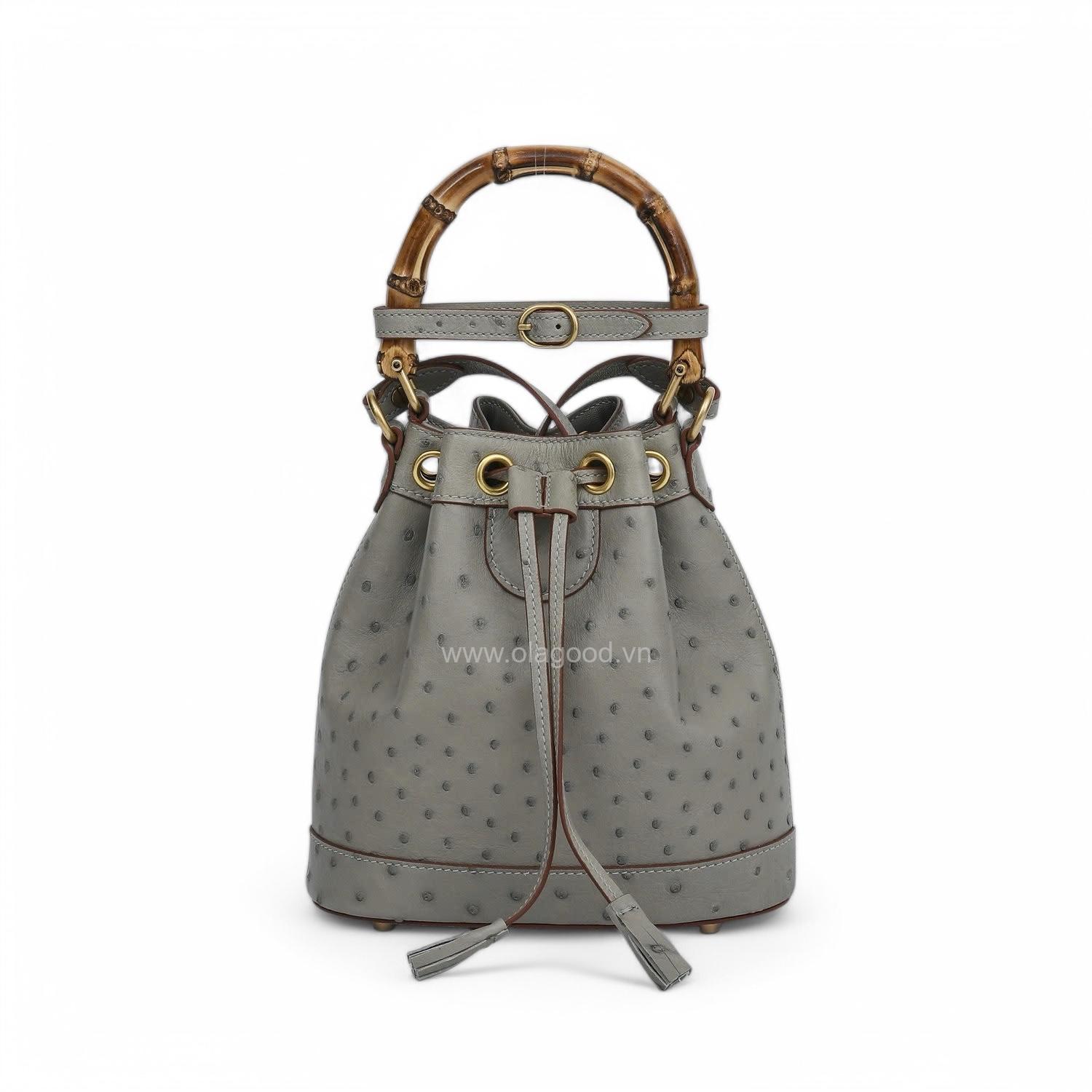 Túi xách nữ da đà điểu cao cấp nhập khẩu - TXF0239D - Hình ảnh 4