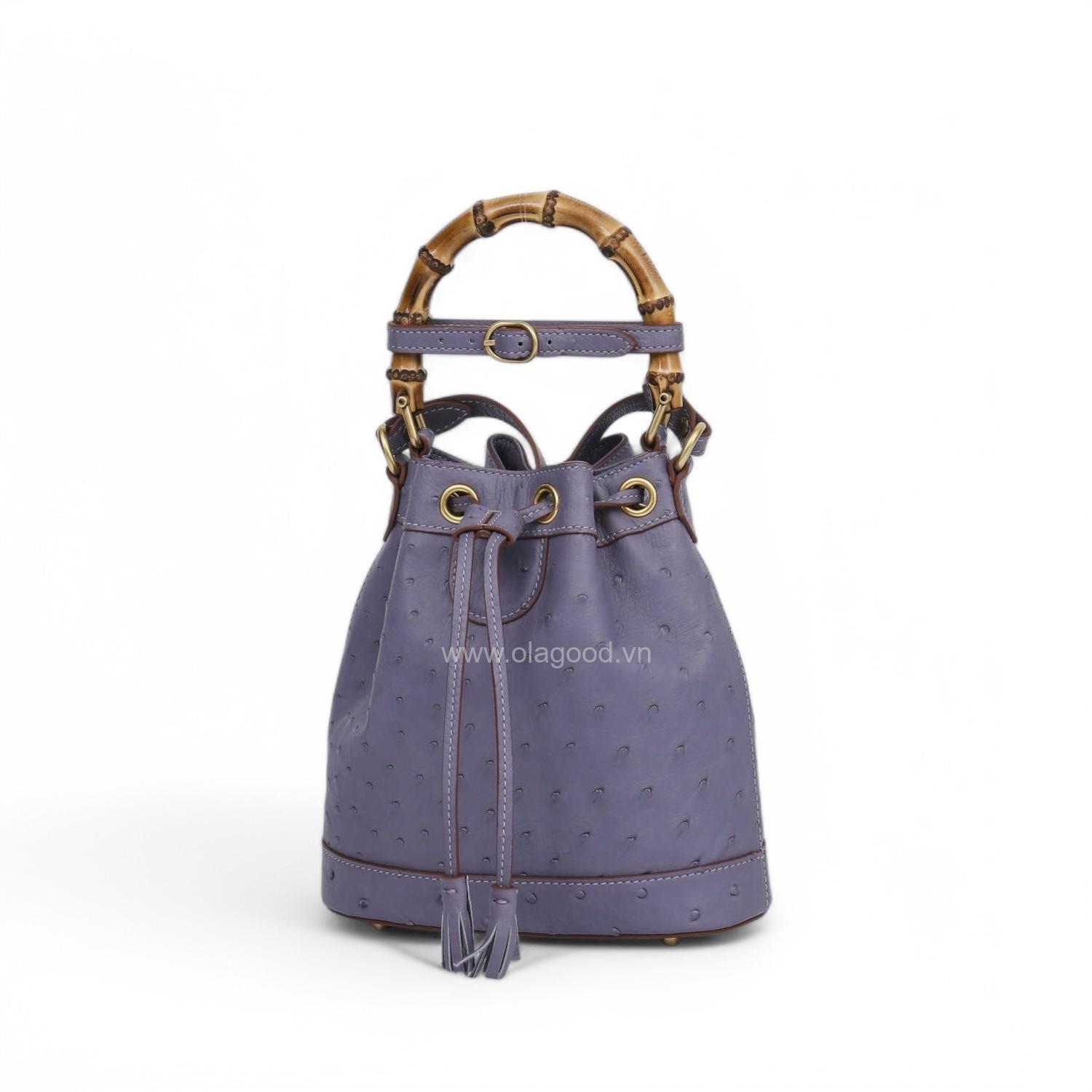 Túi xách nữ da đà điểu cao cấp nhập khẩu - TXF0239D - Hình ảnh 6