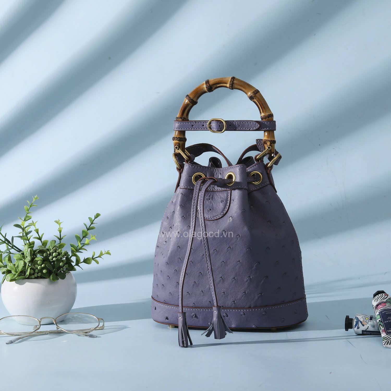 Túi xách nữ da đà điểu cao cấp nhập khẩu - TXF0239D - Hình ảnh 17