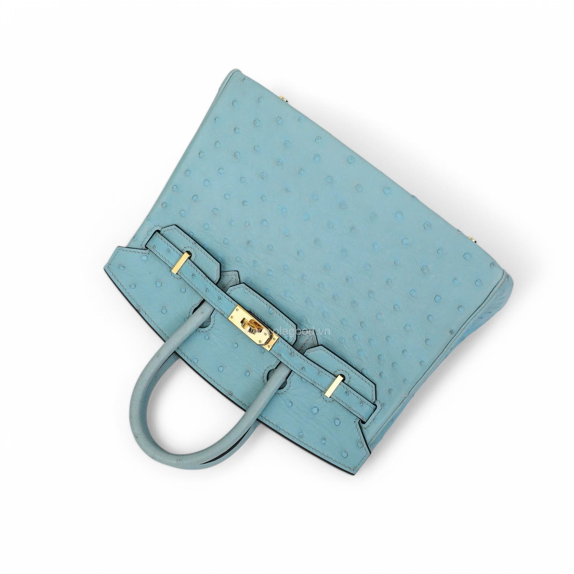 Túi xách nữ da đà điểu chính hãng - Thủ công handmade - TXF0234D - Hình ảnh 8
