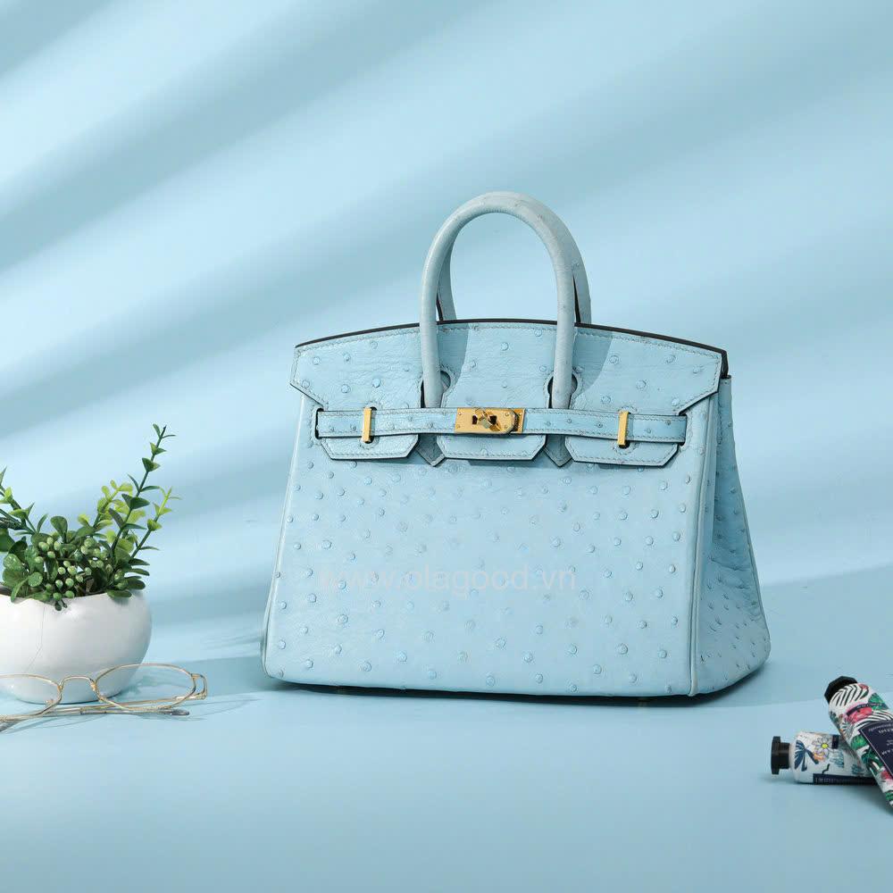 Túi xách nữ da đà điểu chính hãng - Thủ công handmade - TXF0234D - Hình ảnh 17