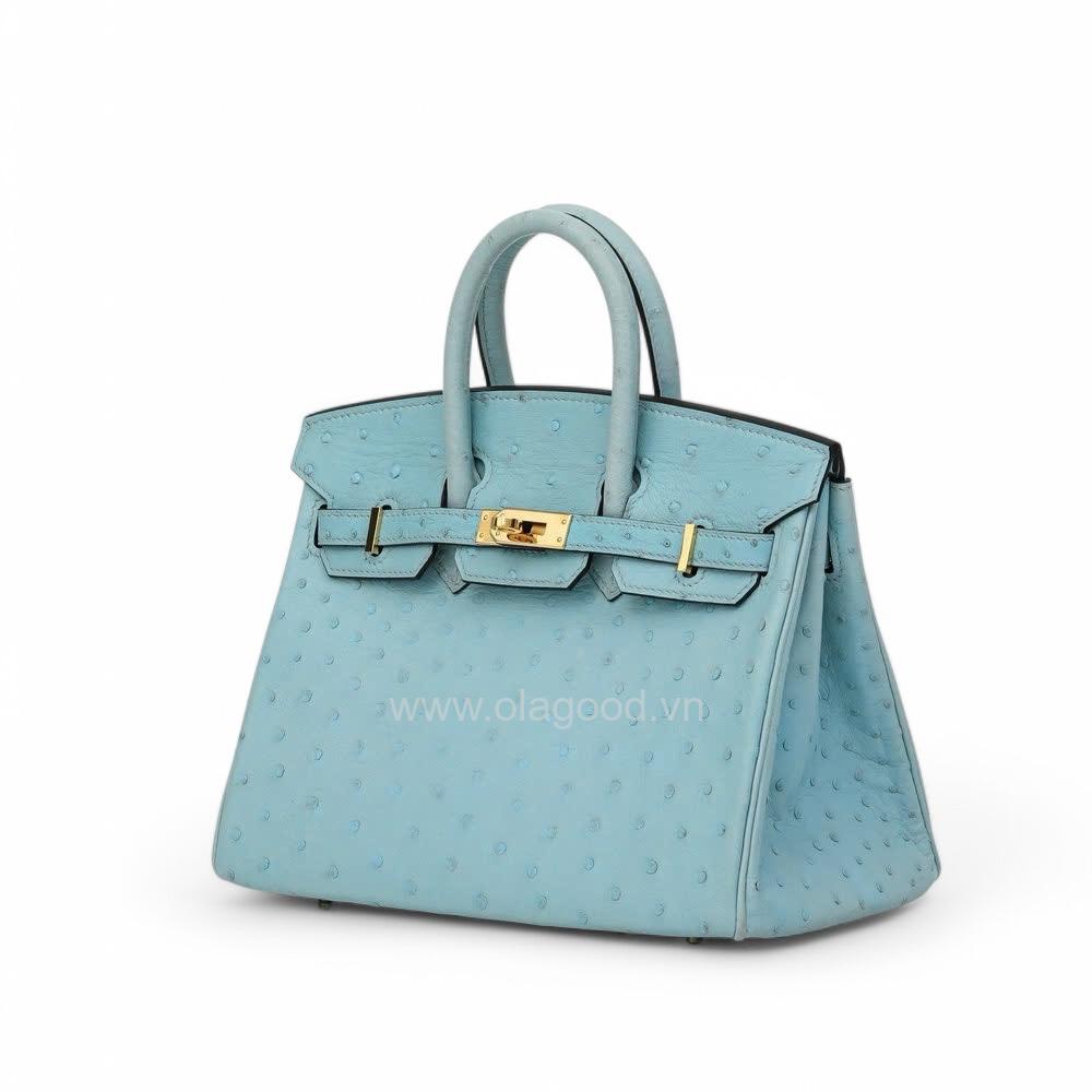 Túi xách nữ da đà điểu chính hãng - Thủ công handmade - TXF0234D - Hình ảnh 6