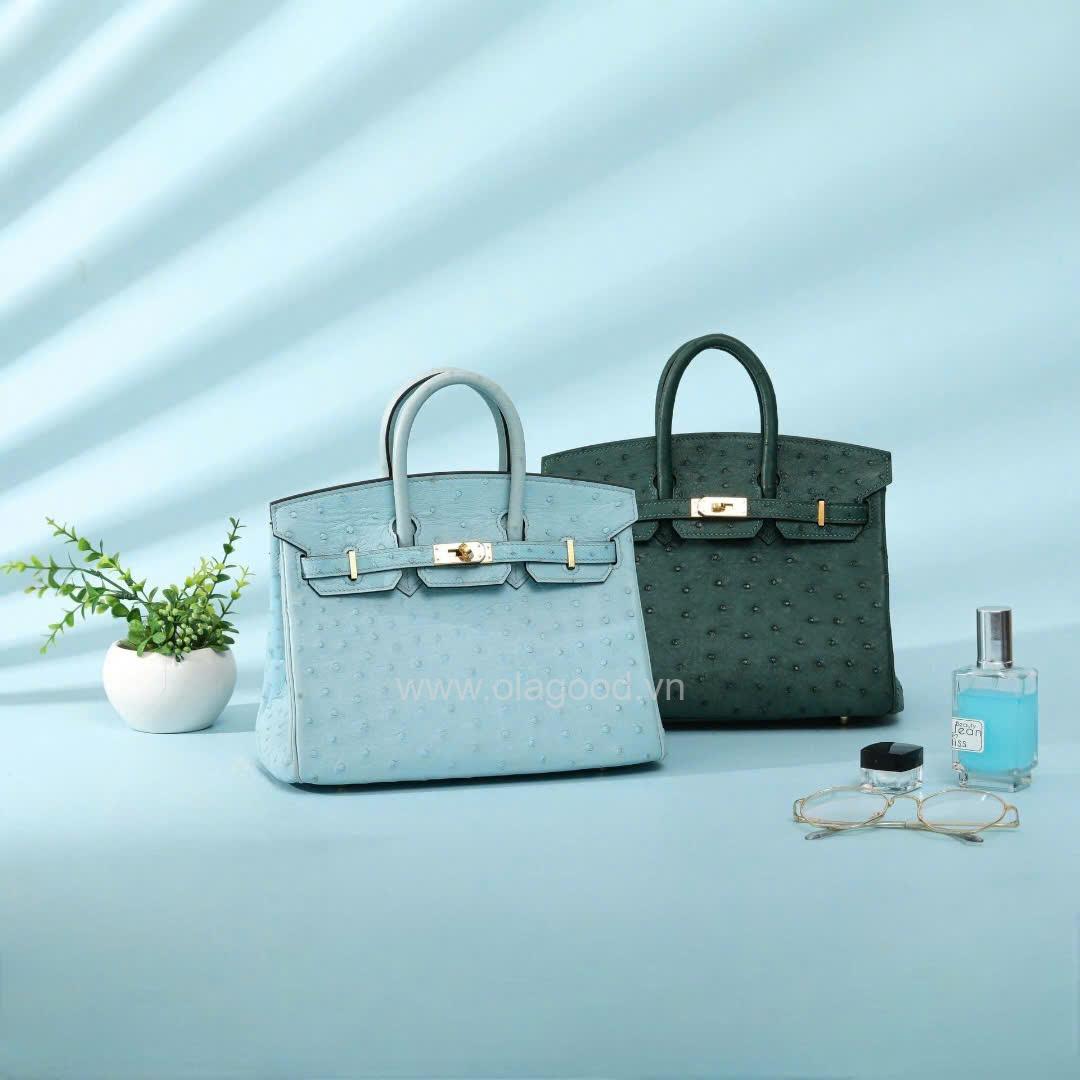 Túi xách nữ da đà điểu chính hãng - Thủ công handmade - TXF0234D - Hình ảnh 18