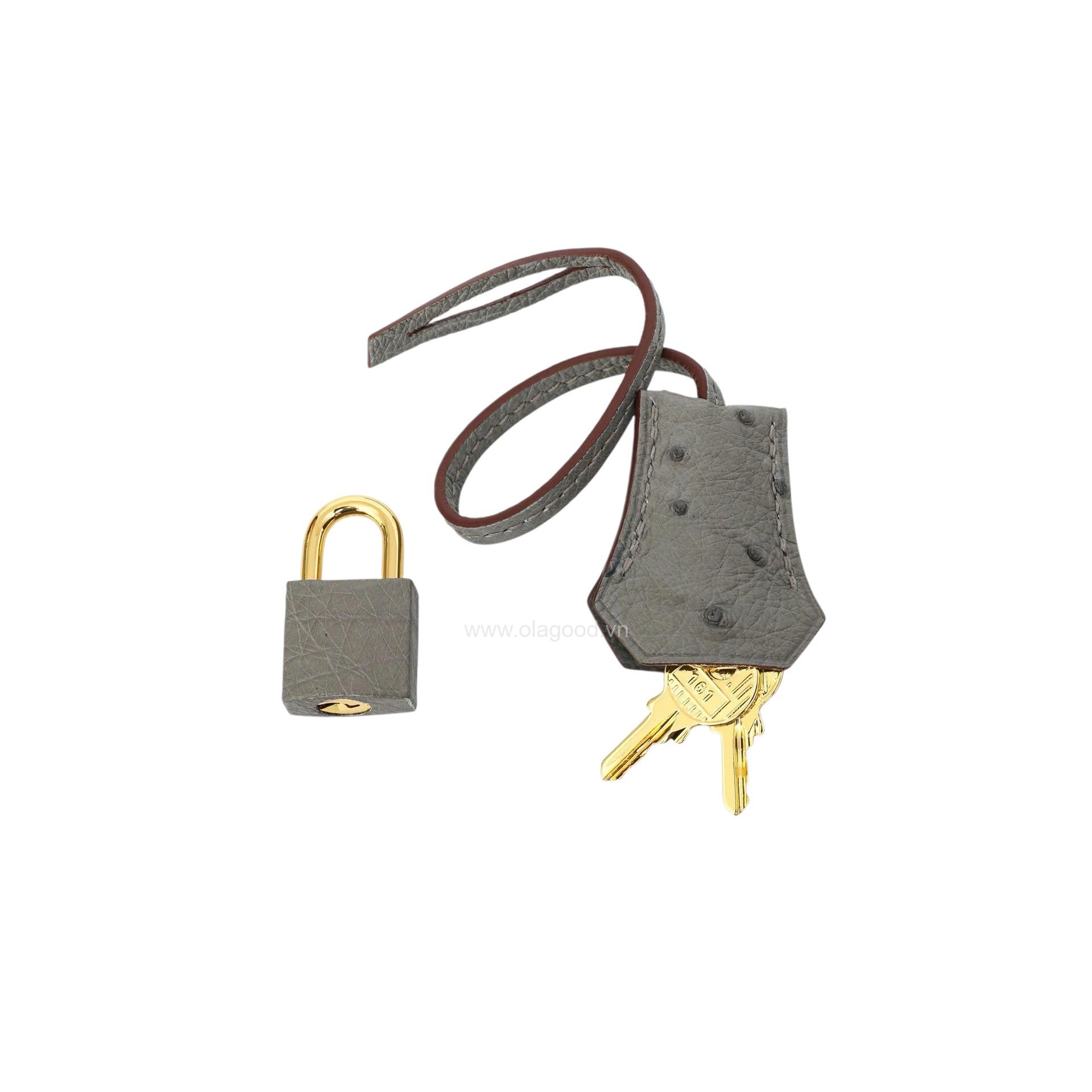 Túi xách nữ da đà điểu khâu thủ công bằng chỉ sáp - TXF0225D - Hình ảnh 19