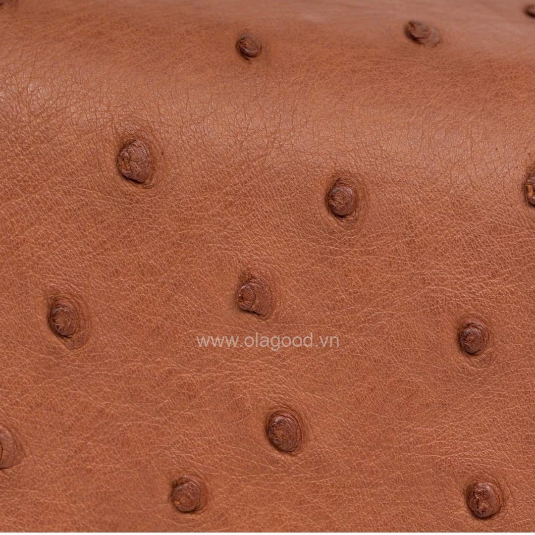 Túi xách nữ da đà điểu thật - TXF0224D - Hình ảnh 12