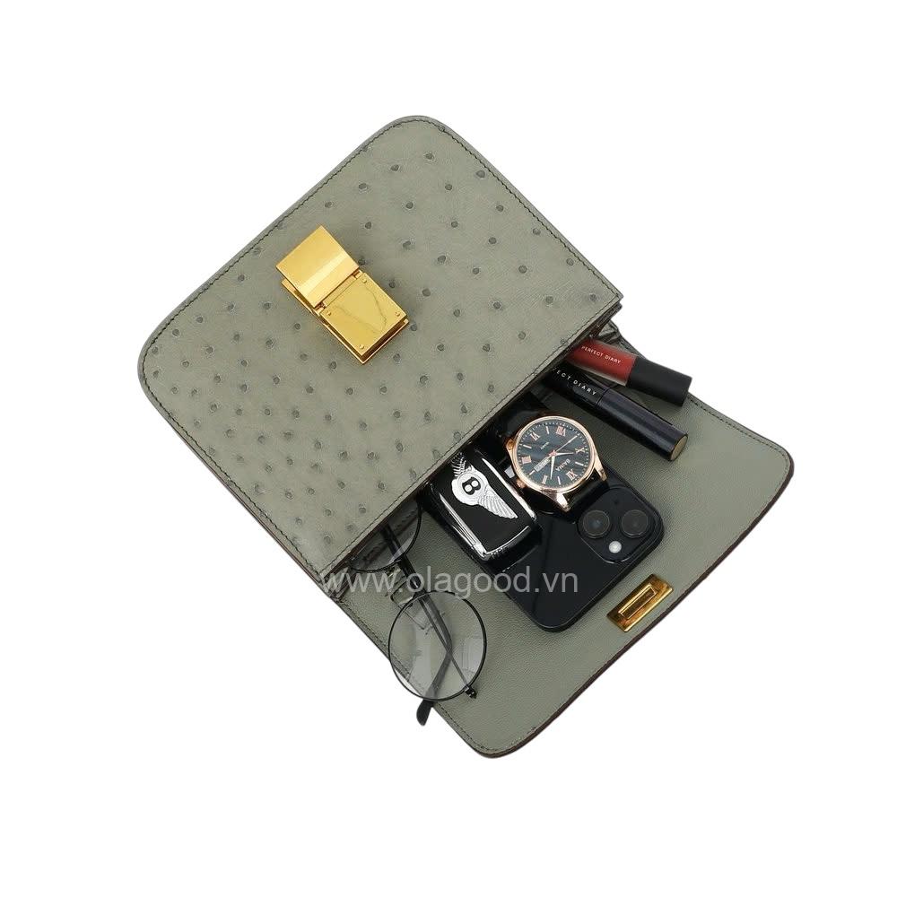 Túi xách nữ đà điểu - TXF0210D - Hình ảnh 11