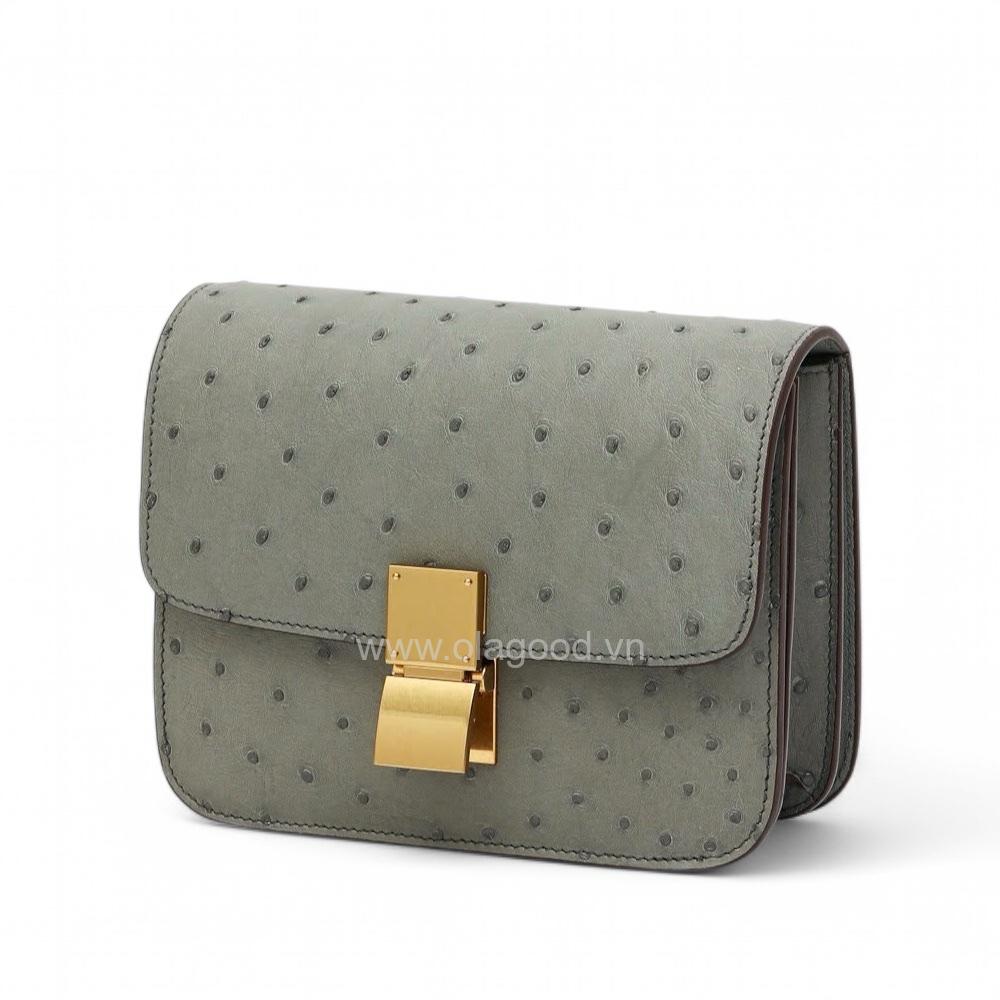 Túi xách nữ đà điểu - TXF0210D - Hình ảnh 8