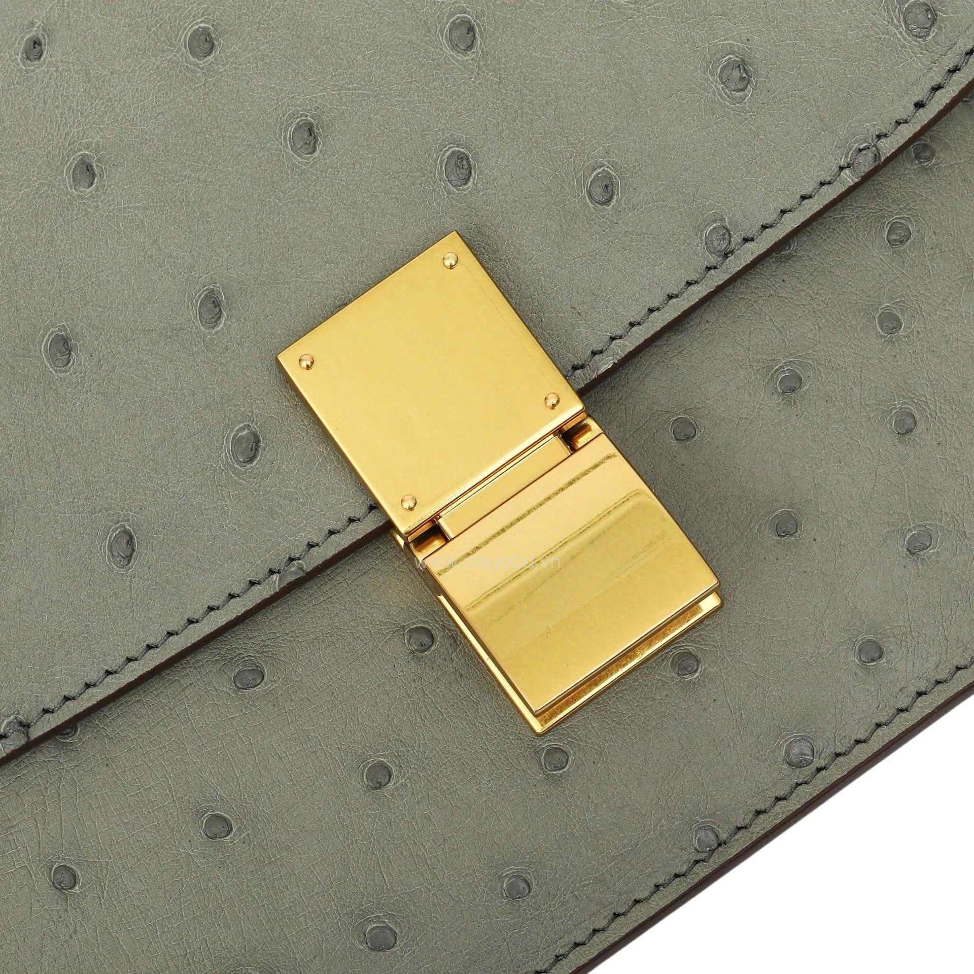 Túi xách nữ đà điểu - TXF0210D - Hình ảnh 15