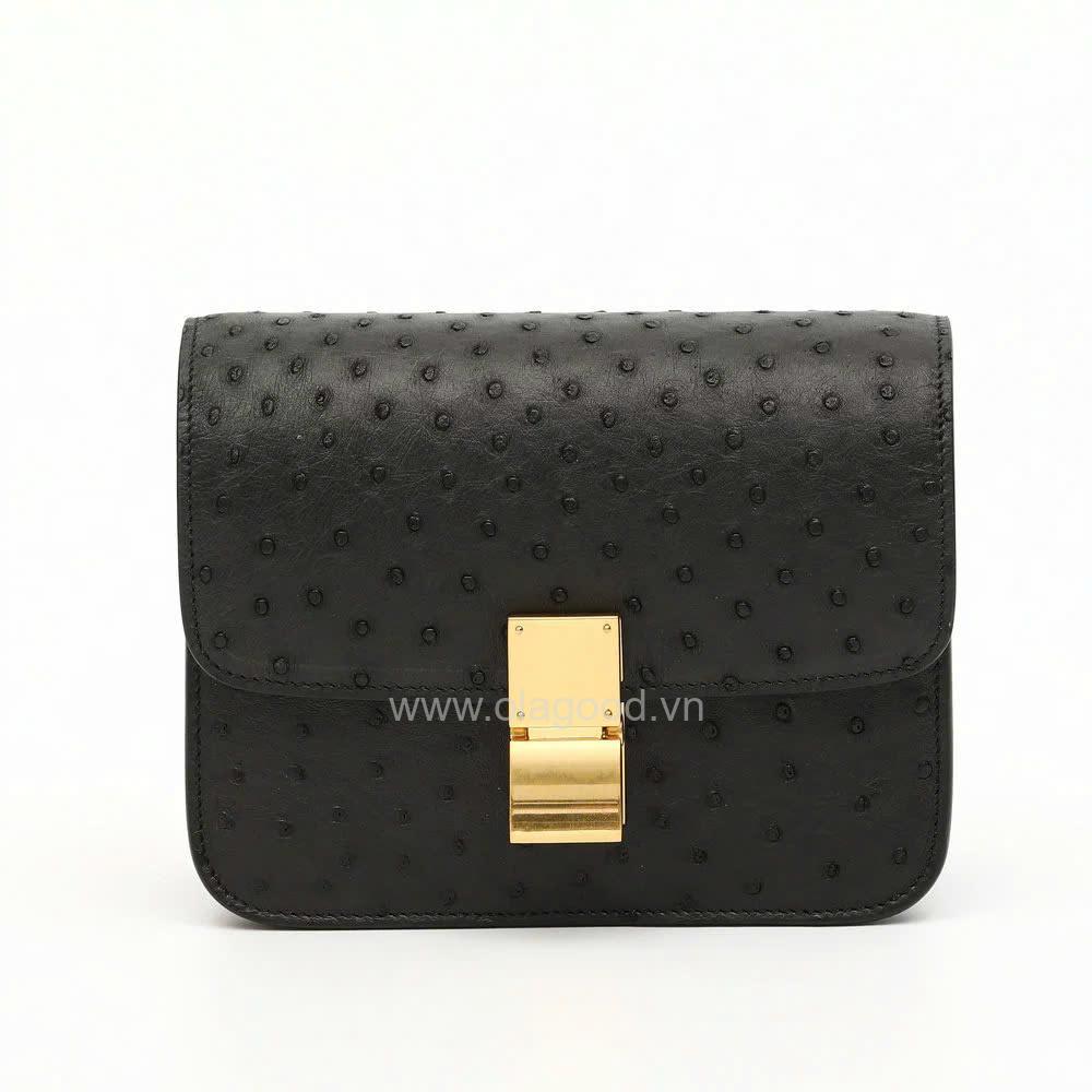 Túi xách nữ đà điểu - TXF0210D - Hình ảnh 6