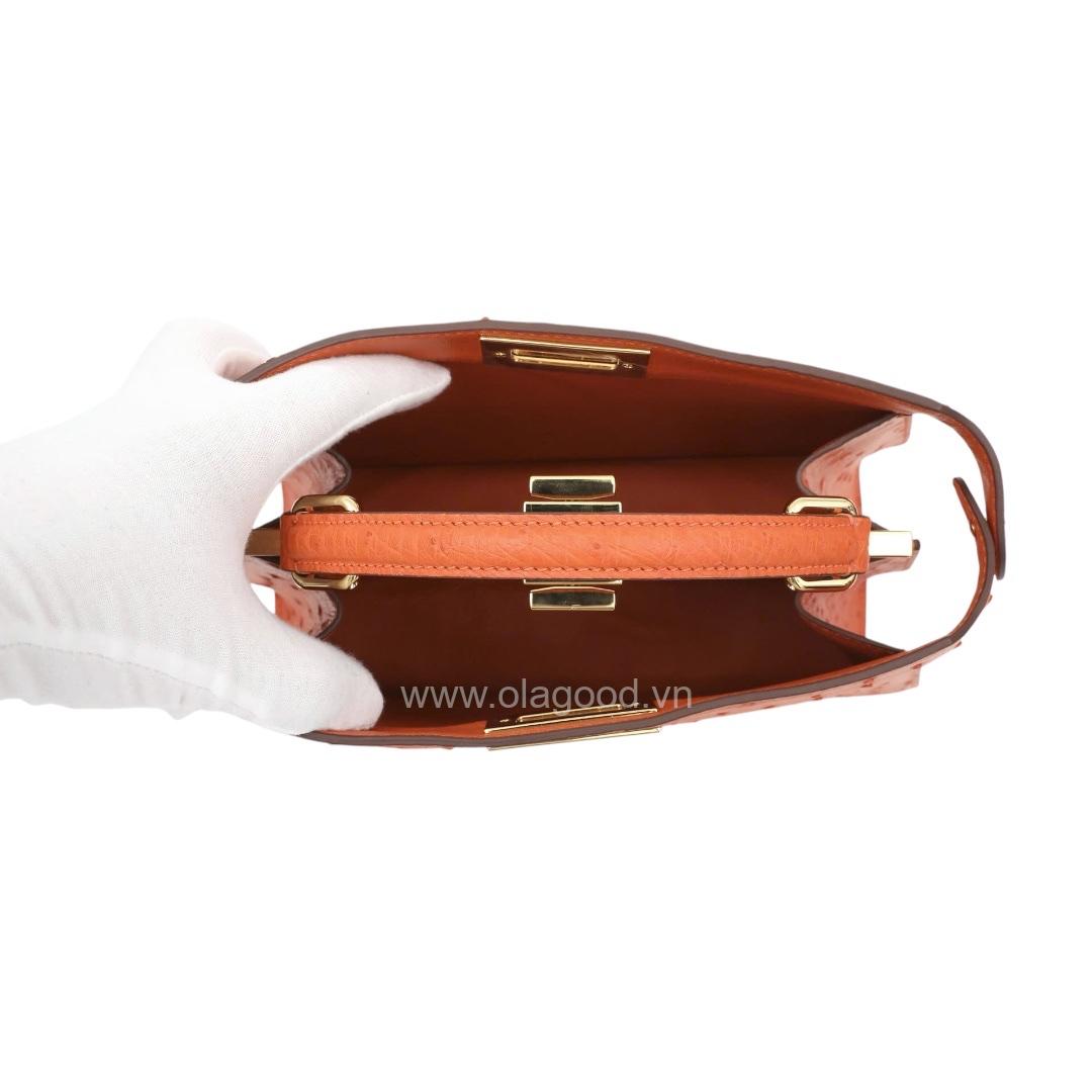 Túi xách nữ đà điểu cao cấp - TXF0240D - Hình ảnh 14