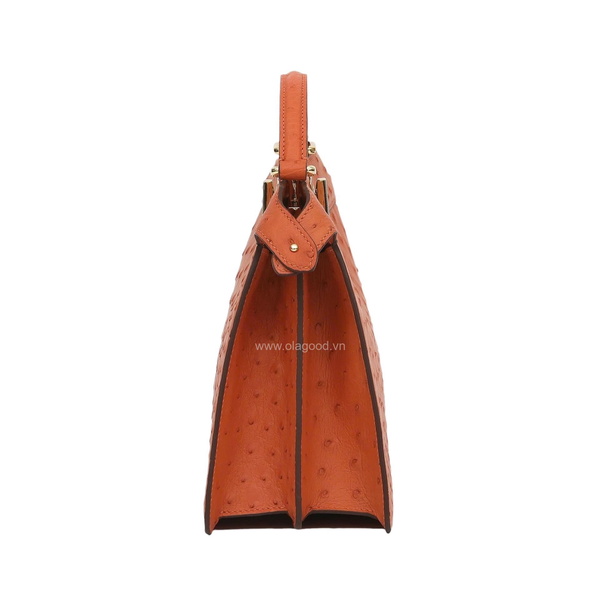 Túi xách nữ đà điểu cao cấp - TXF0240D - Hình ảnh 8