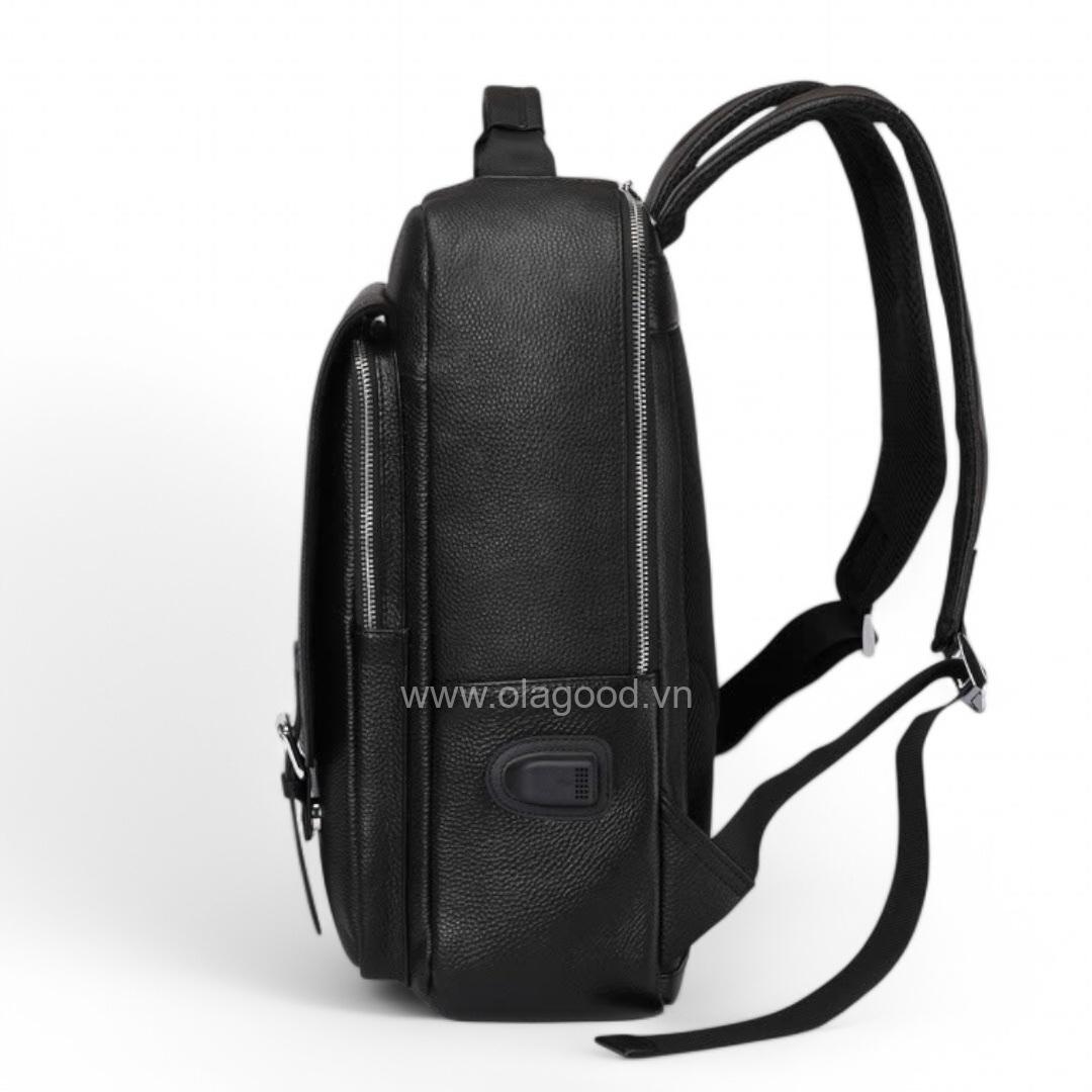 Balo du lịch nam da bò cao cấp - BL018B - Hình ảnh 5