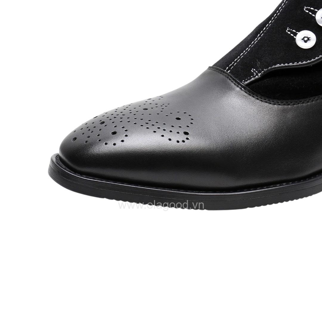 Boot button nam da bê cao cấp - ZBT011B - Hình ảnh 8