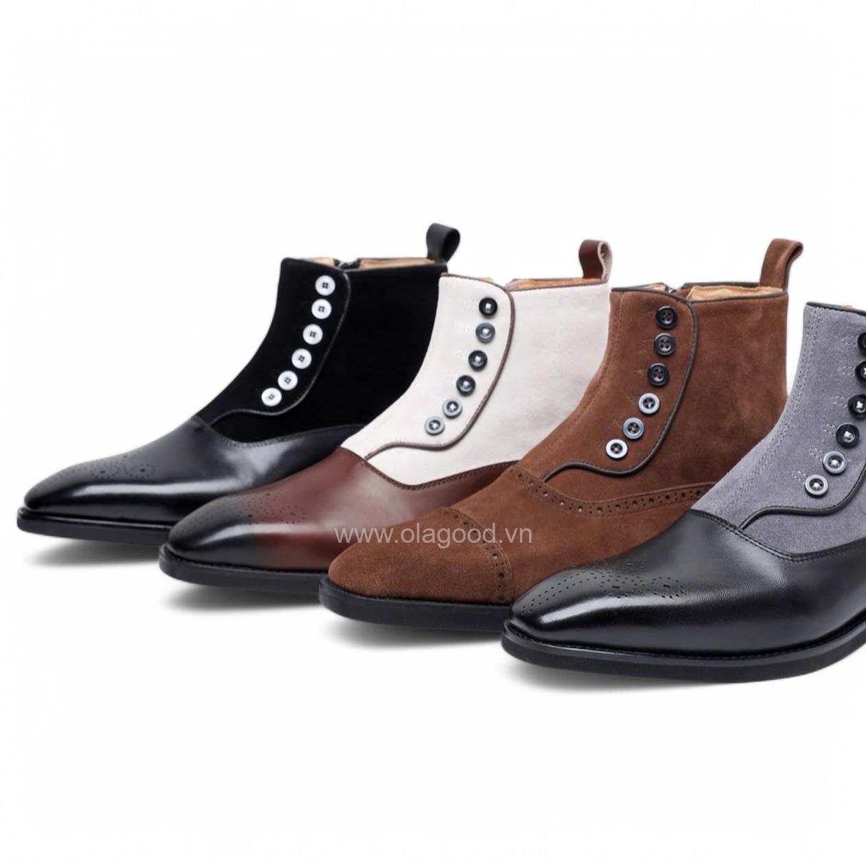 Boot button nam da bê cao cấp - ZBT011B - Hình ảnh 16