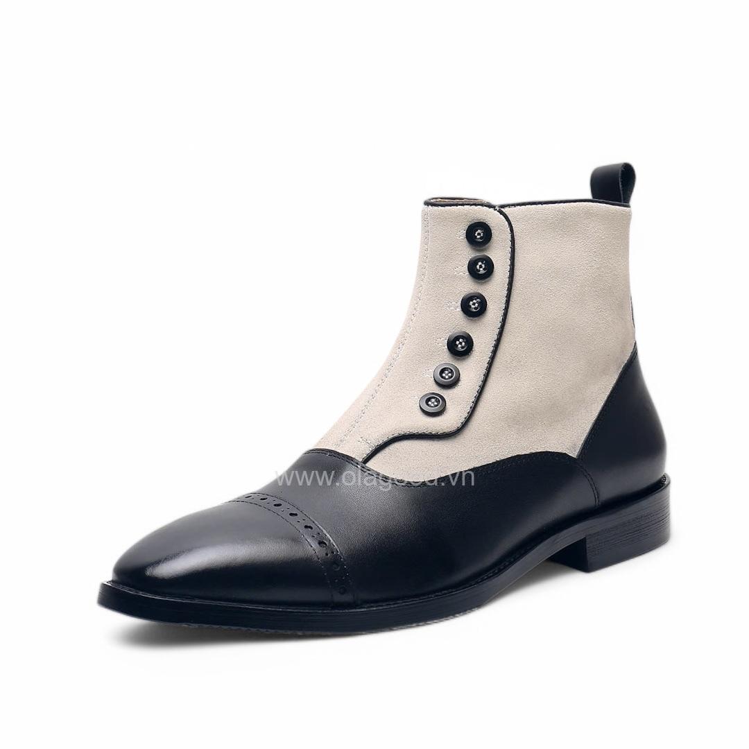 Boot button nam da bê cao cấp - ZBT011B - Hình ảnh 10