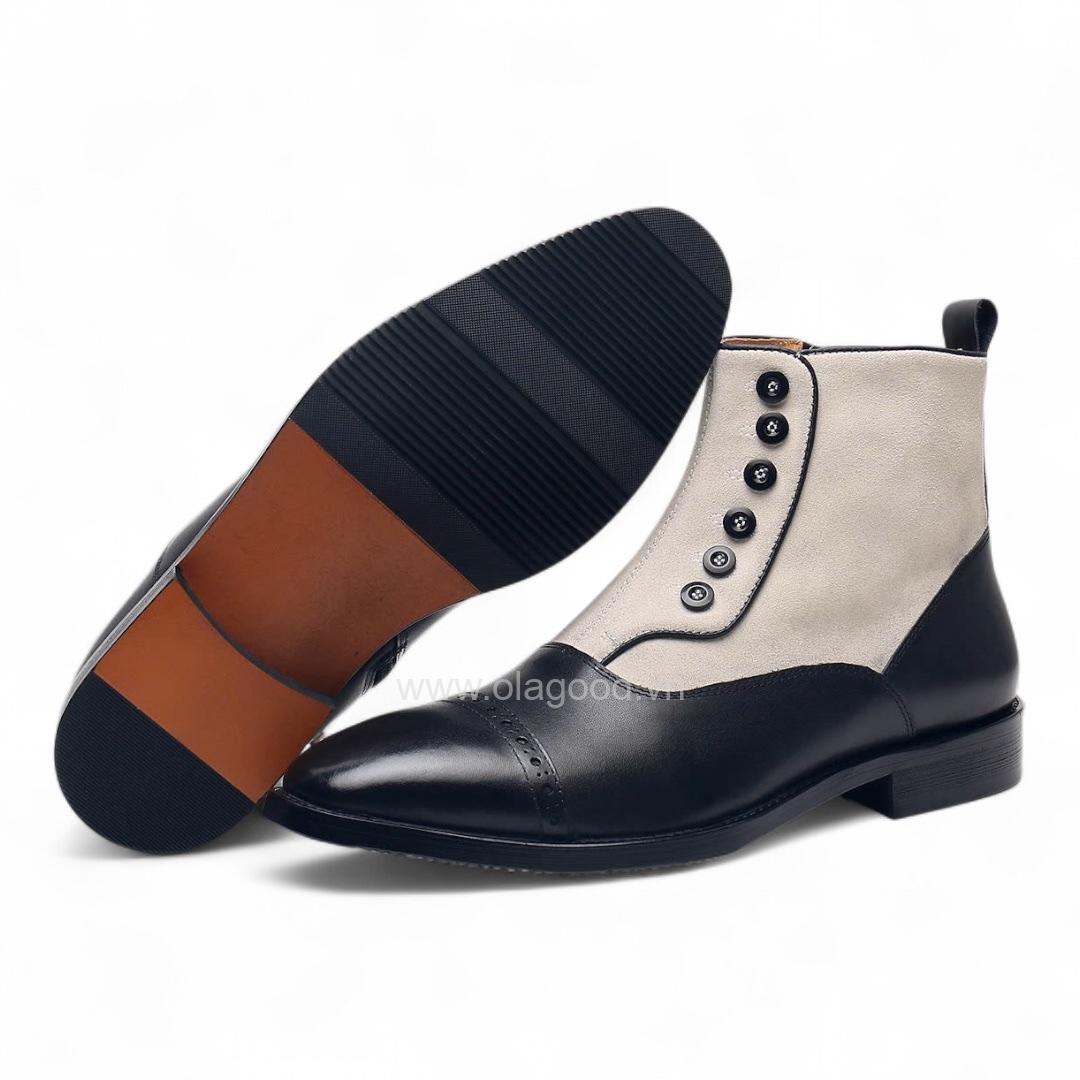 Boot button nam da bê cao cấp - ZBT011B - Hình ảnh 12