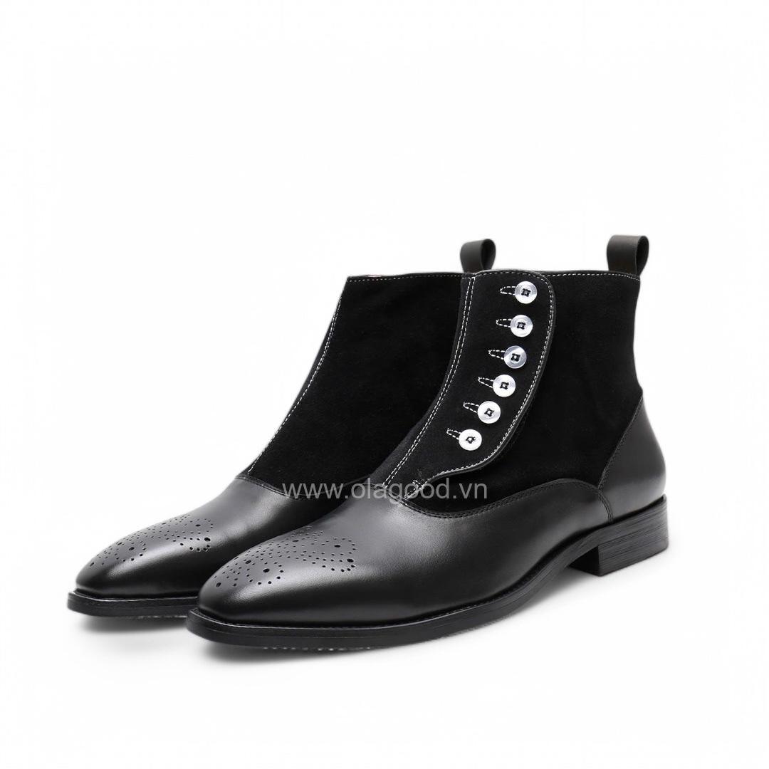 Boot button nam da bê cao cấp - ZBT011B