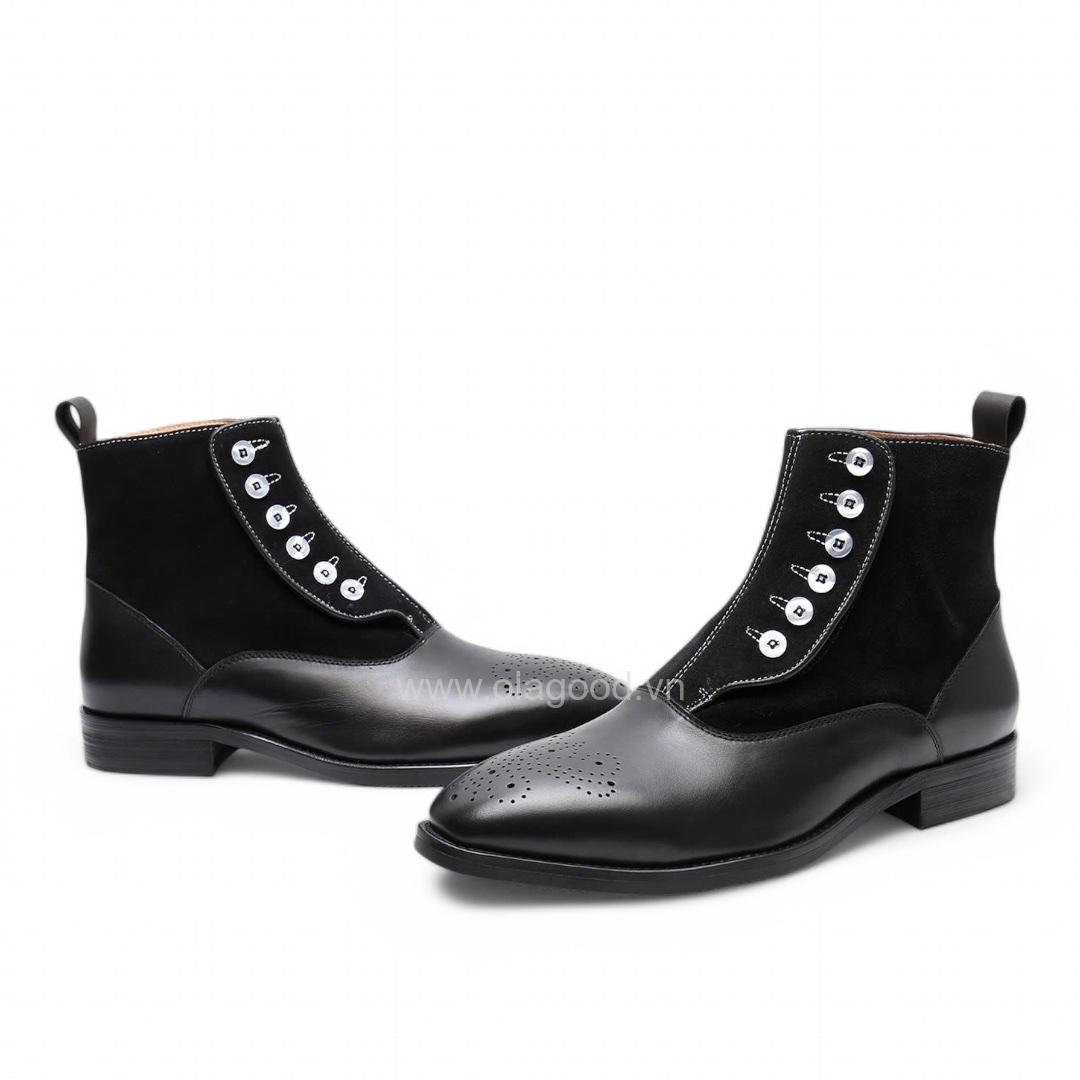 Boot button nam da bê cao cấp - ZBT011B - Hình ảnh 5