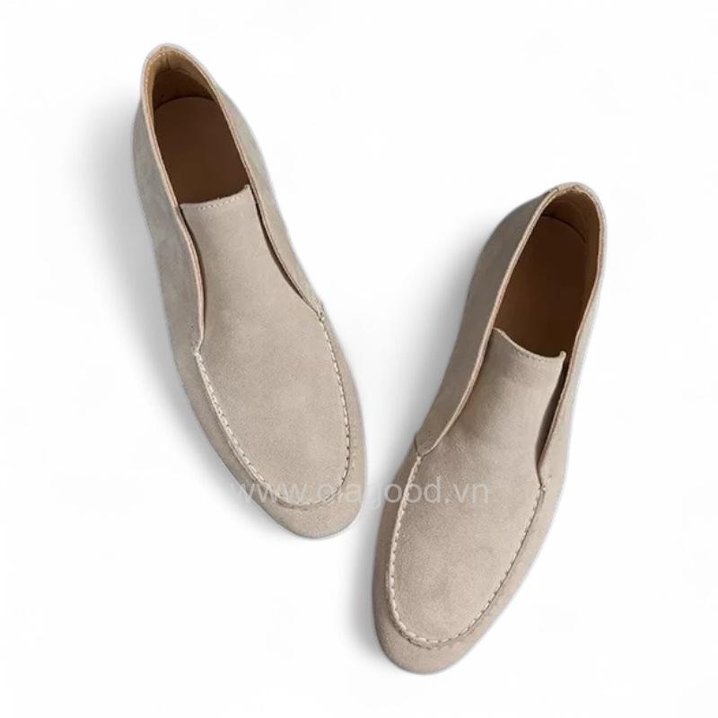 Boot nam cổ ngắn da lộn cao cấp màu quả mơ - ZBC017B - Hình ảnh 3