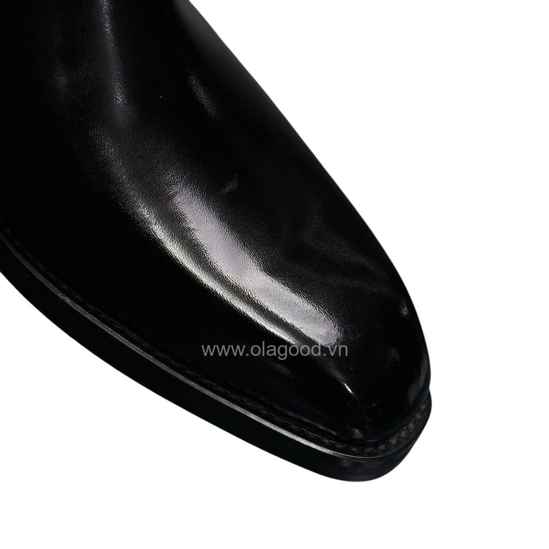 Boots chelsea wholecut da bê cao cấp - ZCW012B - Hình ảnh 8