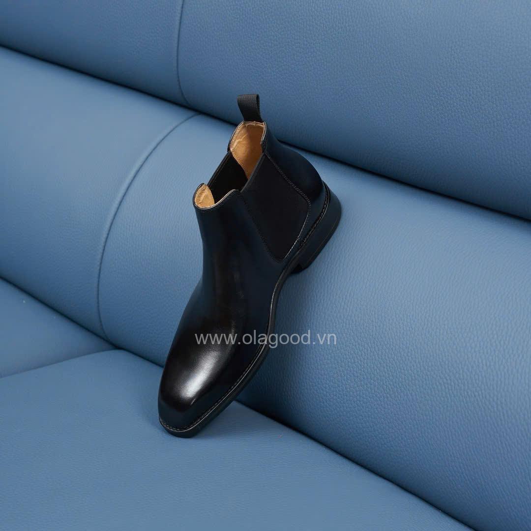 Boots chelsea wholecut da bê cao cấp - ZCW012B - Hình ảnh 26