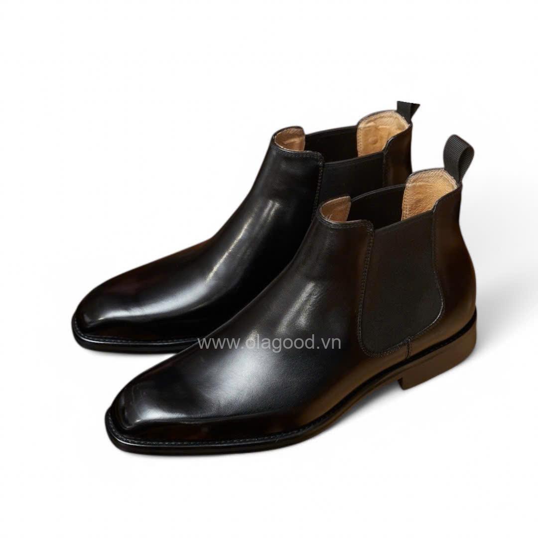 Boots chelsea wholecut da bê cao cấp - ZCW012B